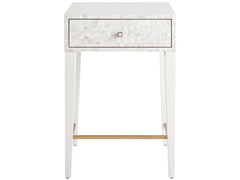 Universal Love. Joy. Bliss. Miranda Kerr Home White Lacquer Nightstand