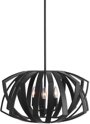 Uttermost by Kalizma Home Thales Black Geometric Pendant Light