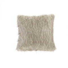 Olliix Madison Park Edina Natural Faux Fur Square Pillow
