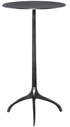 Uttermost Beacon Nickel Accent Table