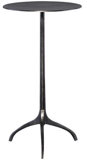 Uttermost Beacon Nickel Accent Table