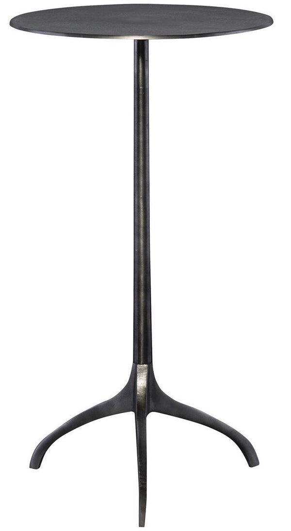 Uttermost Beacon Nickel Accent Table