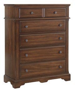 Vaughan-Bassett Heritage Amish Cherry 5-Drawer Chest