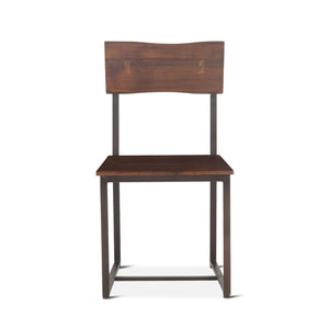 Home Trends Design Loft 18 Inch Dining Chair Walnut