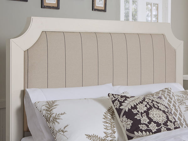 Vaughan-Bassett Bungalow Lattice Upholstered King Headboard