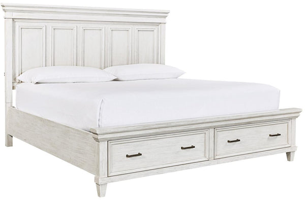 Aspenhome Caraway Aged Ivory Queen Panel Headboard