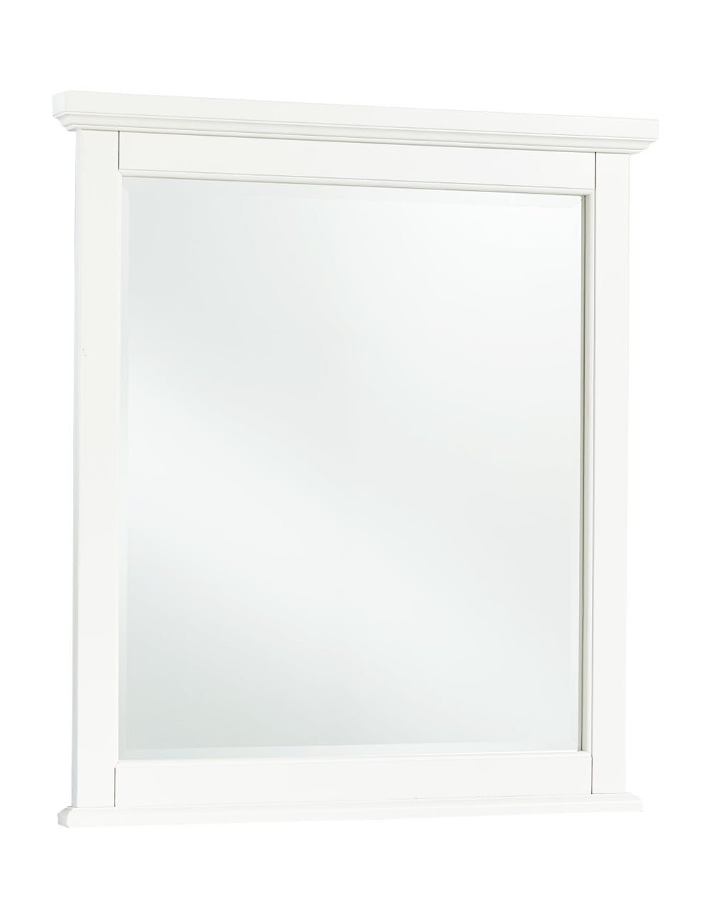 Vaughan-Bassett Bonanza White Small Landscape Mirror