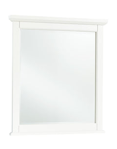 Vaughan-Bassett Bonanza White Small Landscape Mirror