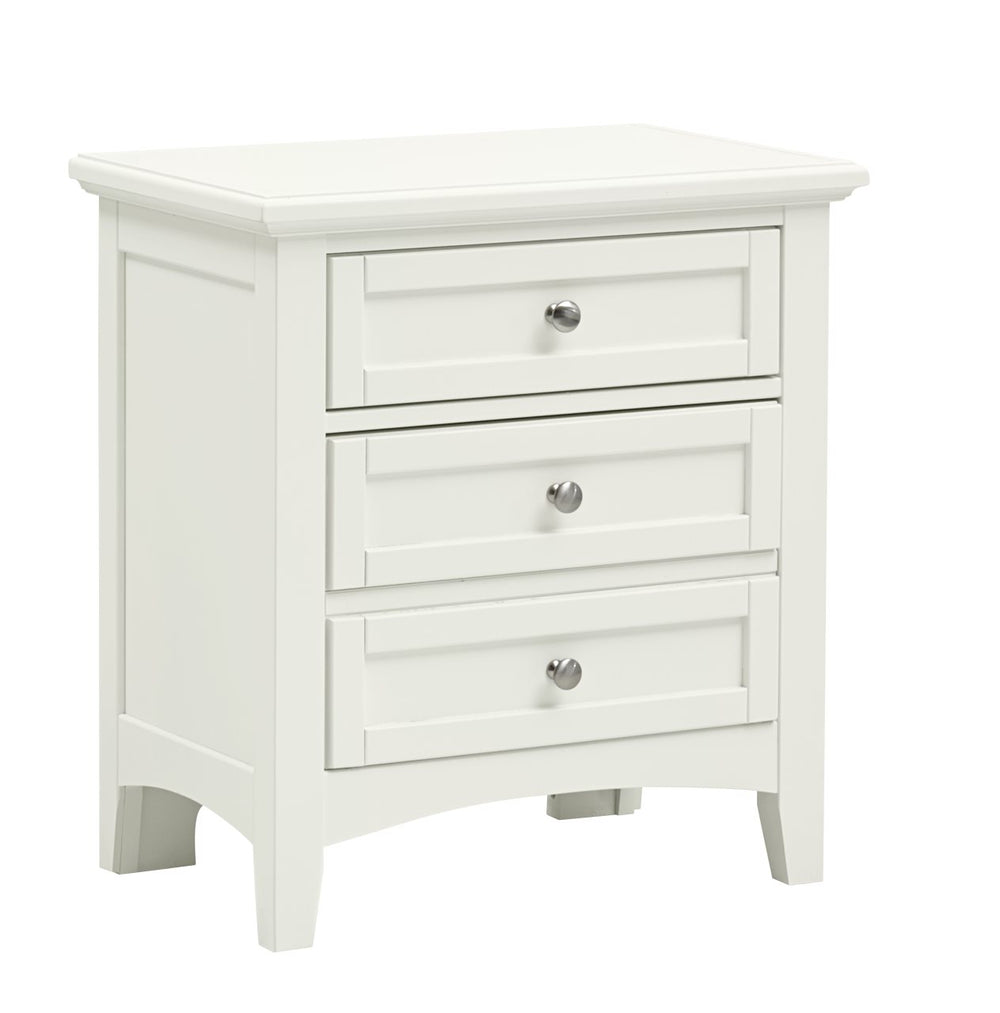Vaughan-Bassett Bonanza White 2-Drawer Nightstand
