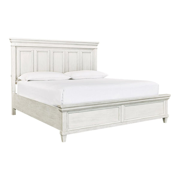 Aspenhome Caraway Aged Ivory Queen Panel Bed