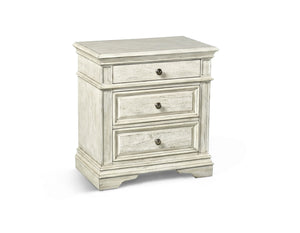 Steve Silver Highland Park Nightstand Cathedral White