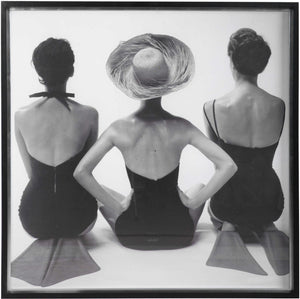 Uttermost Ladies Swimwear 1959 Black/White Fashion Print Wall Art