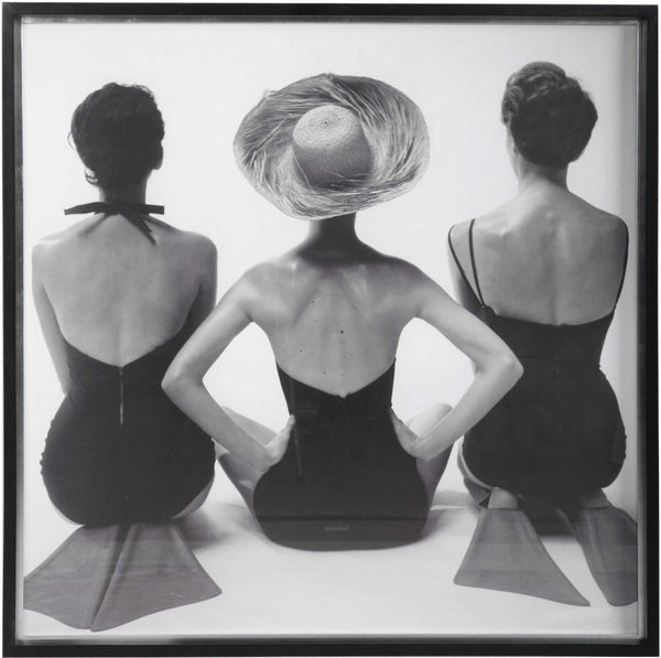 Uttermost Ladies Swimwear 1959 Black/White Fashion Print Wall Art