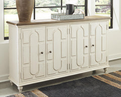 Roranville 4-Door Accent Cabinet Antique White