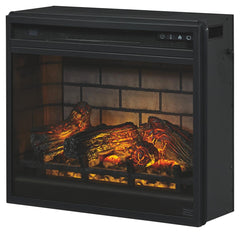 Ashley Entertainment Accessories Electric Infrared Fireplace Insert Black Signature Design