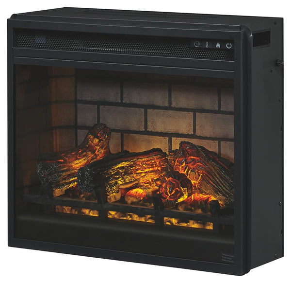 Ashley Entertainment Accessories Electric Infrared Fireplace Insert Black Signature Design