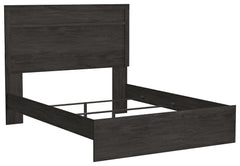 Belachime Queen Panel Bed Charcoal