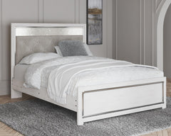 Altyra Queen Panel Bed White