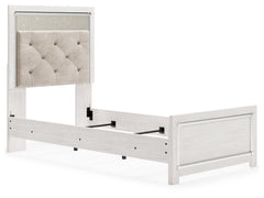 Altyra Twin Panel Bed White