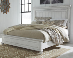 Kanwyn King Panel Bed Whitewash