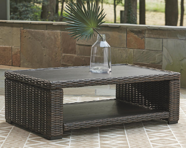 Grasson Lane Rectangle Coffee Table Brown