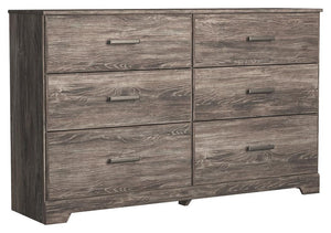 Ralinksi 6-Drawer Dresser Gray