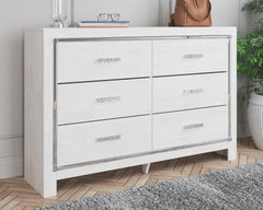 Altyra 6-Drawer Dresser White