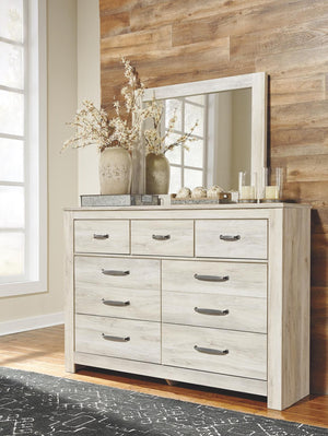 Bellaby 7-Drawer Dresser & Mirror Whitewash