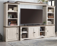 Havalance 4-Piece Entertainment Center Two-tone