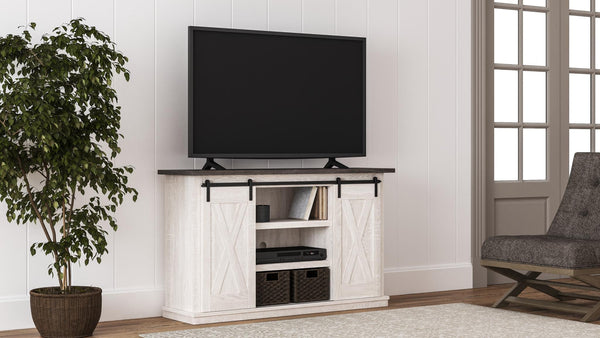 Dorrinson 54-Inch 2-Door TV Stand Two-tone