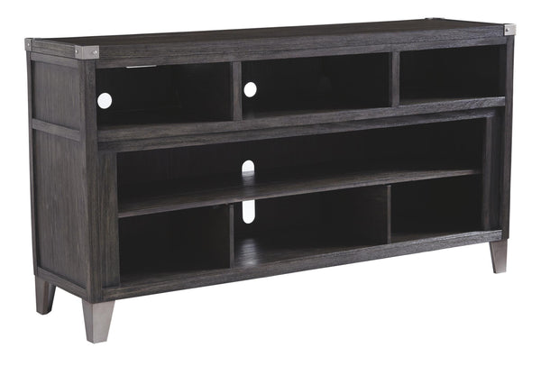 Todoe Urban Foundry 65-Inch LG TV Stand (Fireplace Optional) Gray