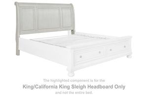 Robbinsdale King/California King Sleigh Headboard Antique White
