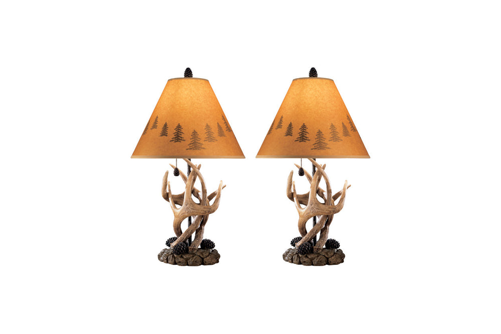 Ashley Derek Brown Table Lamp Set of 2