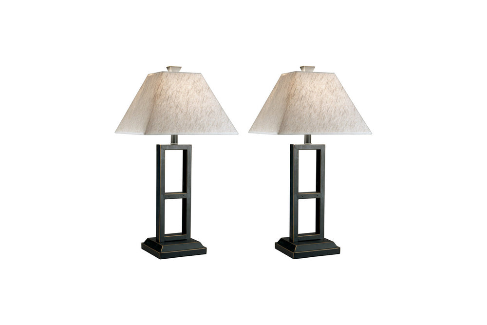 Ashley Deidra Table Black Lamp Set of 2