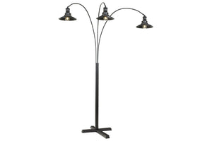 Ashley Sheriel Floor Lamp Black Signature Design