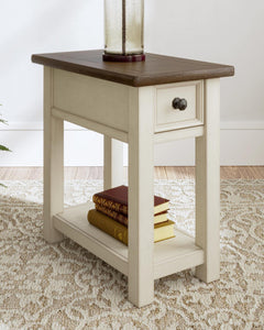 Bolanburg 1-Drawer Chairside End Table with USB Two-tone