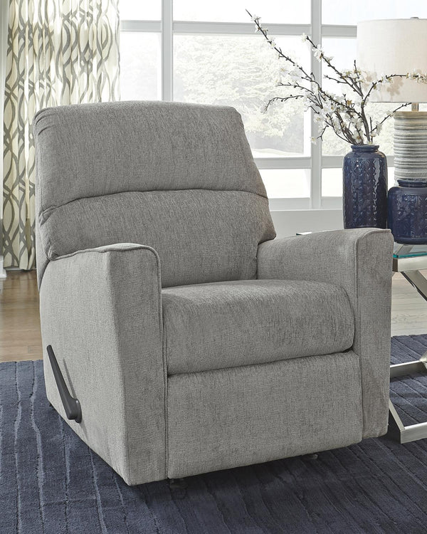 Altari Manual Fabric Rocker Recliner Alloy