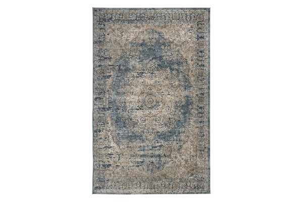 Ashley South Medium Blue/Beige Rug