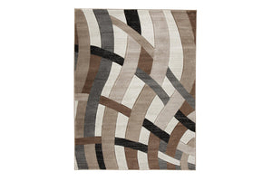Ashley Jacinth Carved Pattern Multi Color Rug
