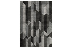 Ashley Chayse Rug Black, Gray