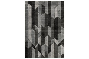 Ashley Chayse Rug Black, Gray