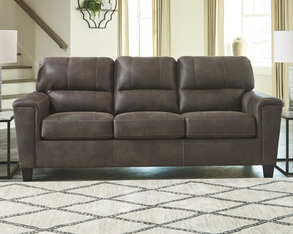 Navi Queen Stationary Sofa Stationary Sleeper Smoke