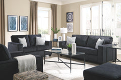 Altari Fabric Stationary Sofa Slate