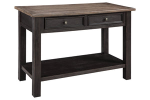 Tyler Creek Boho Haven 2-Drawer Console Table Grayish Brown/Black