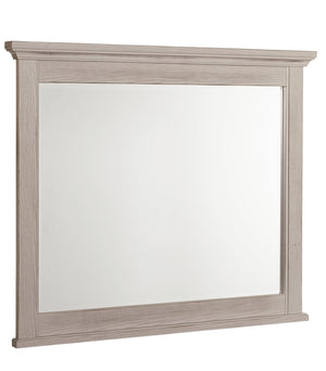 Vaughan-Bassett Bungalow Dover Grey Two-Tone Master Landscape Mirror