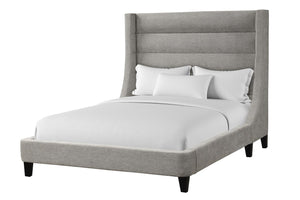Parker House Jacob Collection Queen Bed in Luxe Light Grey Color