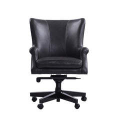 Parker House Leather Black Cyclone Home Office Desk Chair