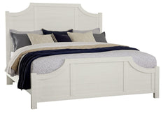 Vaughan-Bassett Maple Road Two-Tone Scalloped Queen Headboard