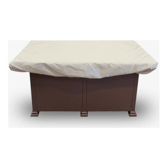 Treasure Garden Rectangle Champagne Fire Pit Cover