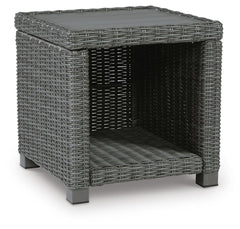 Elite Park Outdoor End Table Gray